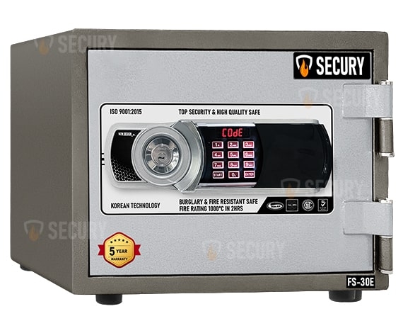 Fire resistant Secury safe electronic lock FS-30E